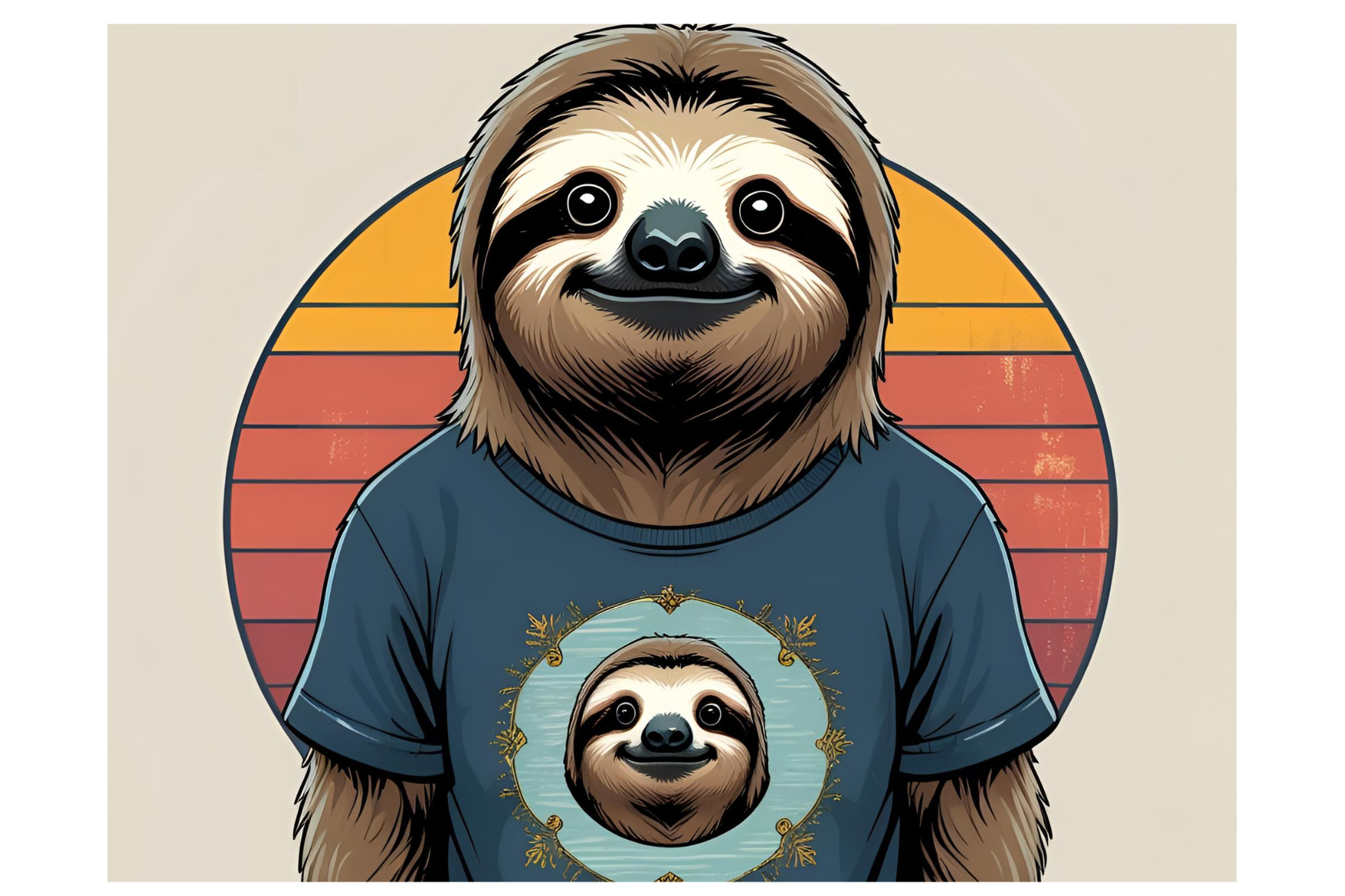 sloth_tshirt-Miller Ranch TX